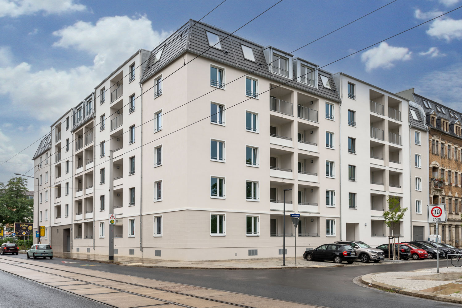 Sozialer Wohnungsbau Dresden Friedrichstadt