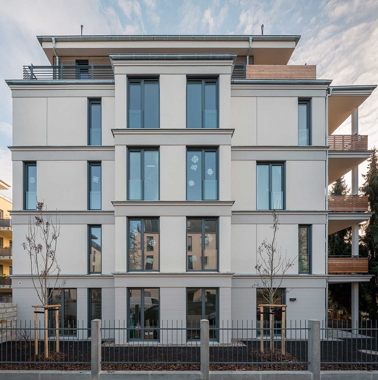 Wohnungsbauprojekt MBR Architekten Wohnungsbau Dresden