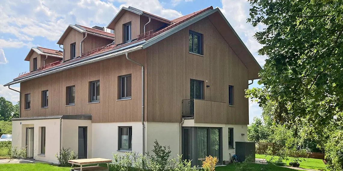 Massivholzbau – Projekt Wohnhäuser