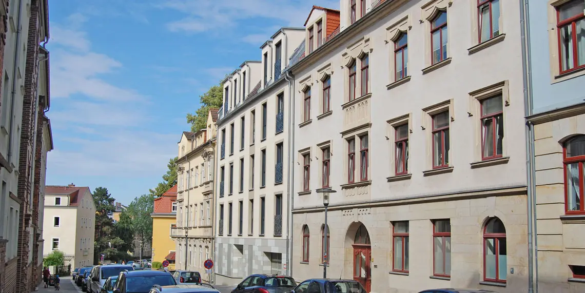 Mehrfamilienhaus in Dresden  Lückenbebauung