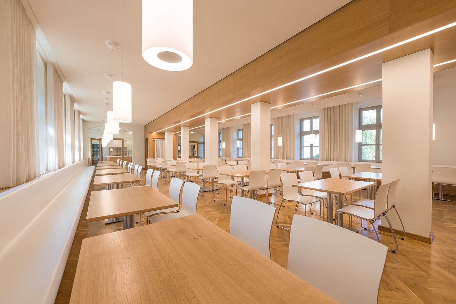 Umbau Mitarbeiterrestaurant Innenarchitektur